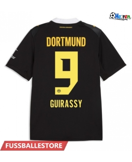 Günstige Borussia Dortmund Serhou Guirassy #9 Auswärtstrikot 2026-27 Kurzarm
